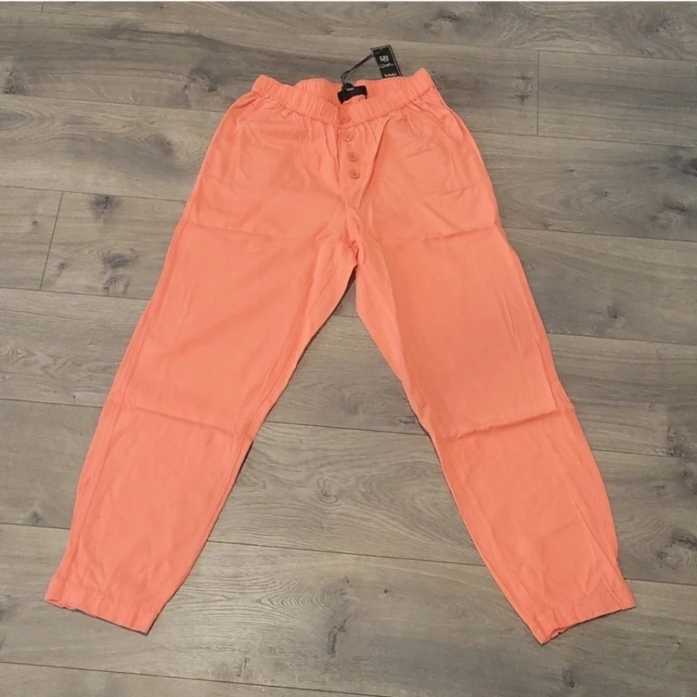 diane Gilman cherry pants Sz M NWT HSN dg2 - Picture 4 of 6